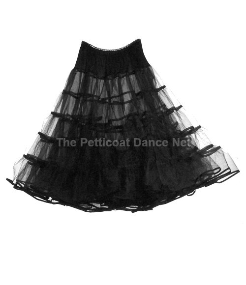 langere nylonnet petticoat